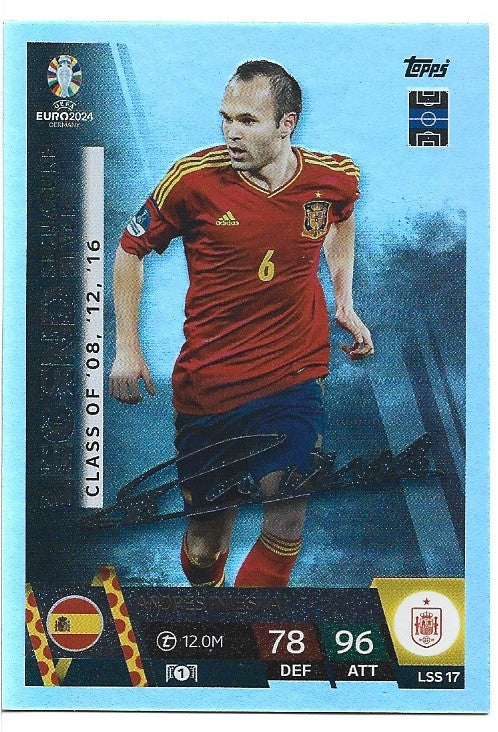 LSS.017 - ANDRES INIESTA - SPAIN - LEGEND SIGNATURE STYLE - Sportmemos