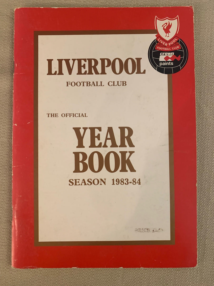 LIVERPOOL - 1983/84 - LIVERPOOL OFFICIAL YEARBOOK SEASON 1983/84