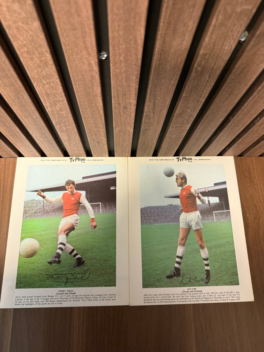 ARSENAL - LOT - TyPHOO TEA - 2 KORT