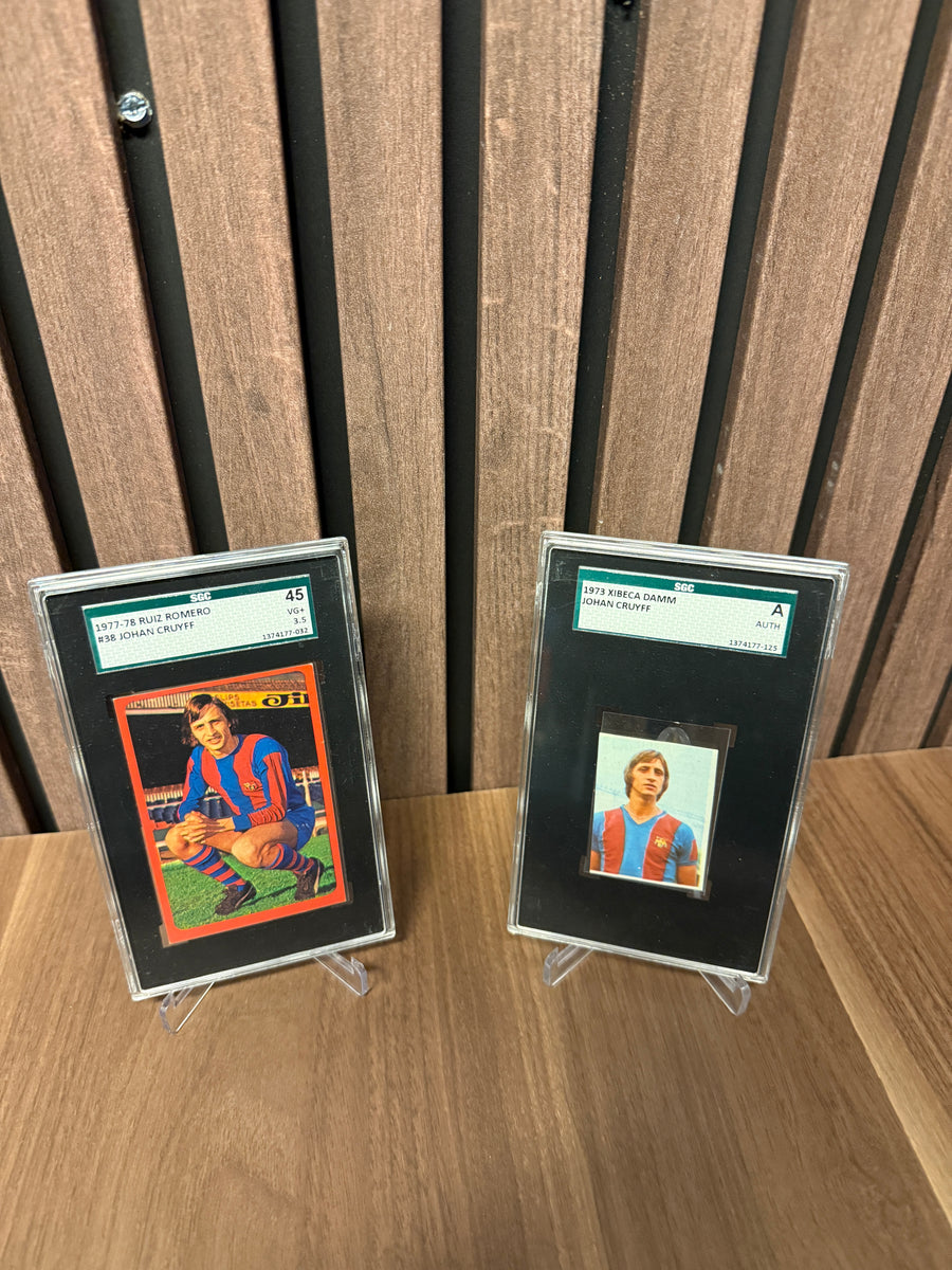 JOHAN CRUYFF - TO GRADERTE KORT