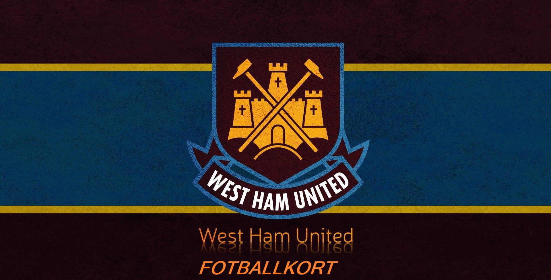 WEST HAM UNITED FOTBALLKORT