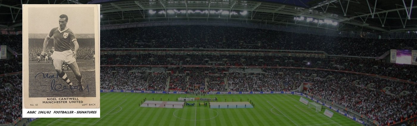 A&BC 1961/62 FOOTBALLER - SIGNATURES