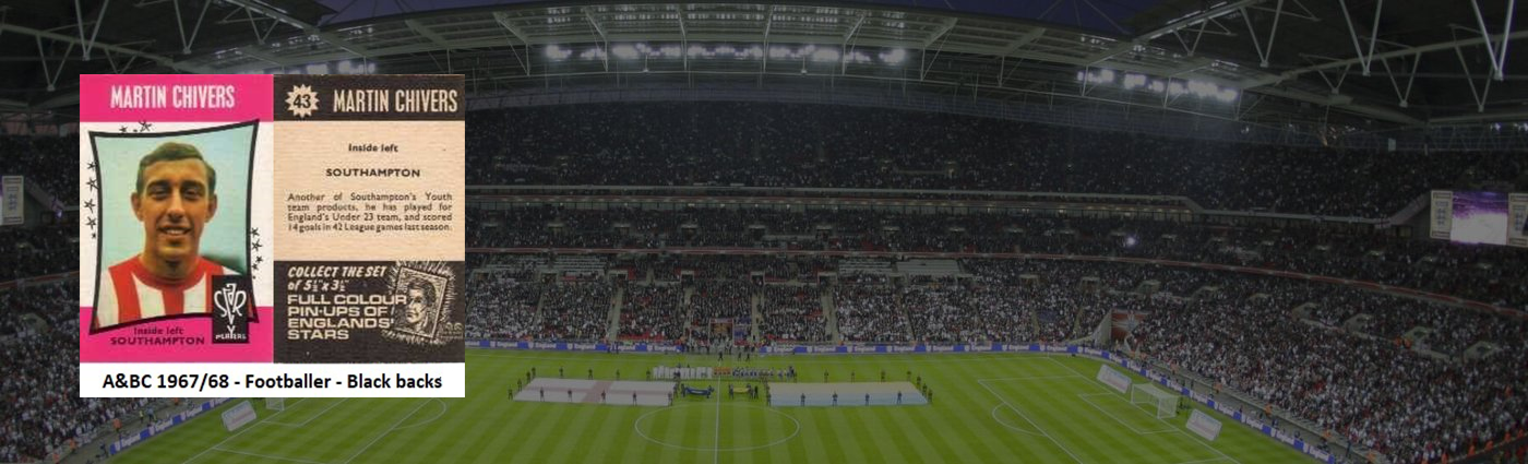 A&BC 1967/68  FOOTBALLER - BLACK BACKS