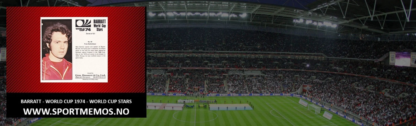 BARRATT - WORLD CUP 1974 - WORLD CUP STARS