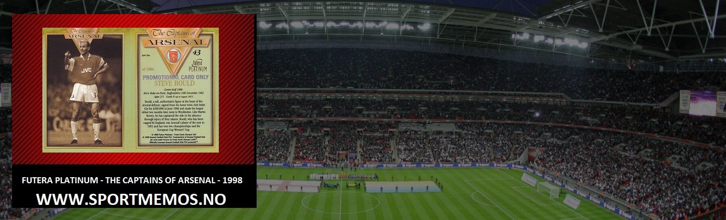 FUTERA PLATINUM - THE CAPTAINS OF ARSENAL - 1998