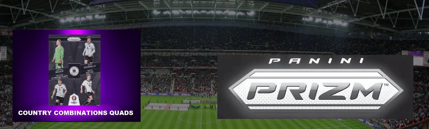 PANINI PRIZM EURO 2016 FRANCE COUNTRY COMBINATIONS QUADS