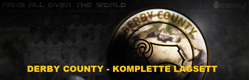 DERBY COUNTY KOMPLETTE LAGSETT