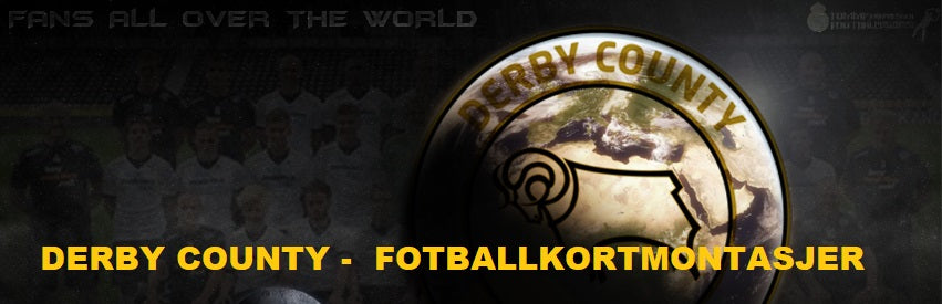 DERBY COUNTY FOTBALLKORTMONTASJER