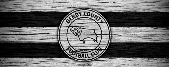 DERBY COUNTY VINTAGE FOTBALLKORT