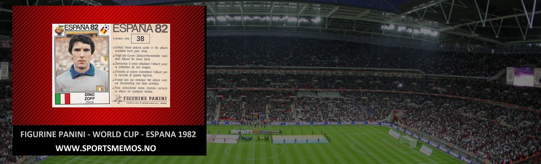 FIGURINE PANINI - ESPANA 1982 - WORLD CUP