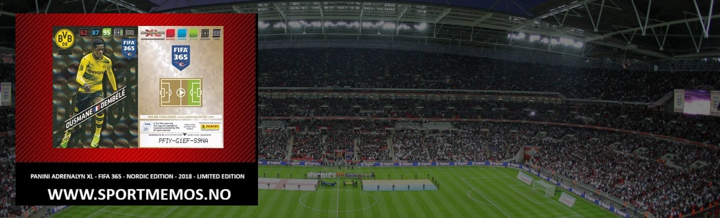 PANINI FIFA 365 ADRENALYN XL 2018 - NORDIC EDITION - LIMITED EDITION