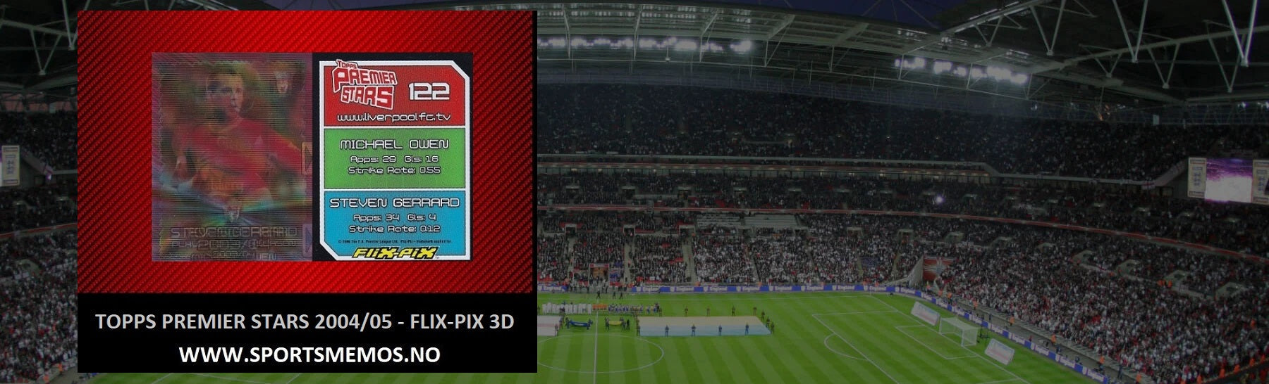 TOPPS PREMIER STARS 2004/05 - FLIX-PIX 3D