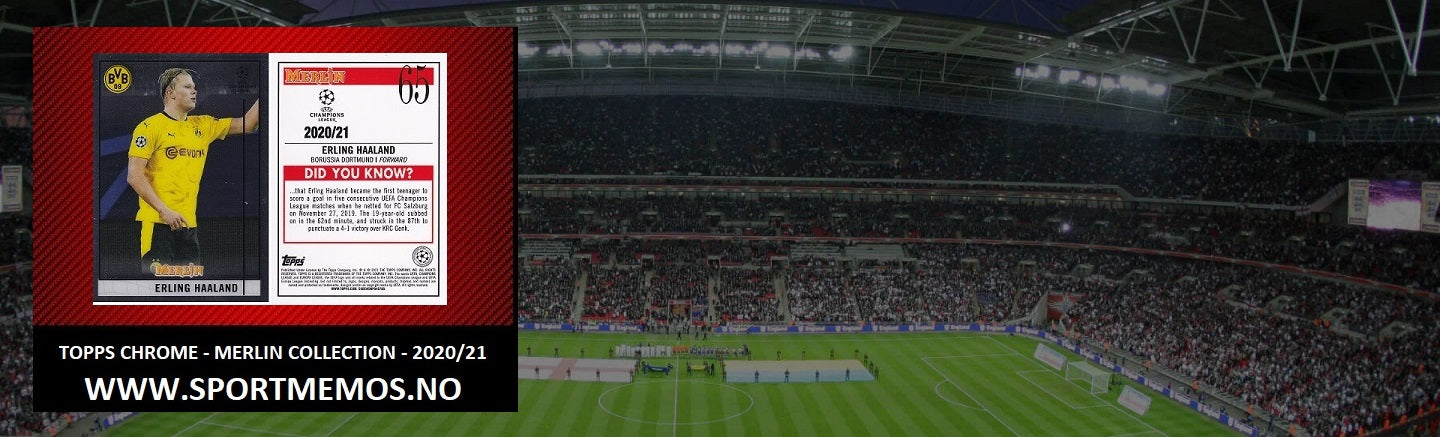 TOPPS CHROME MERLIN COLLECTIONS 2020/21