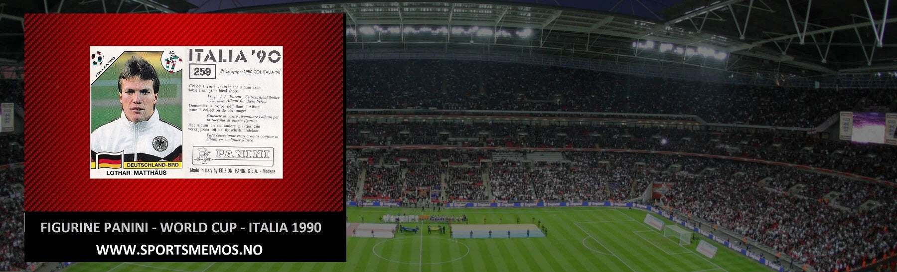 FIGURINE PANINI STICKERS - ITALIA`90