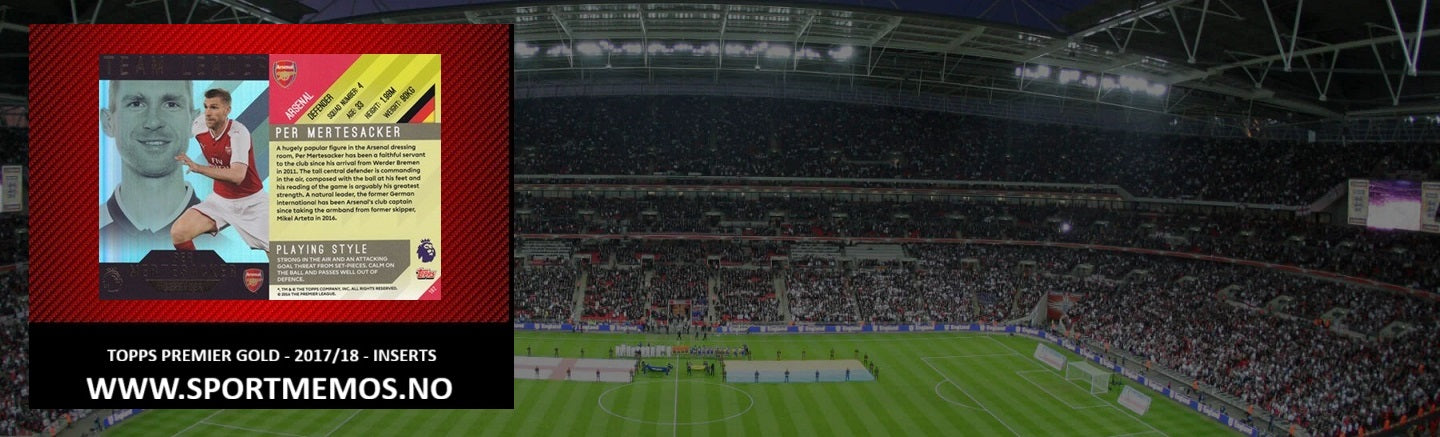 TOPPS PREMIER GOLD 2017/18 - INSERTS