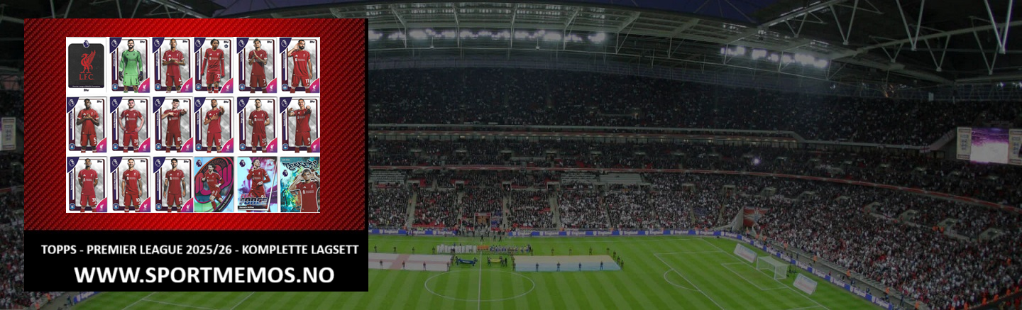 TOPPS PREMIER LEAGUE 2025/26 - KOMPLETTE LAGSETT