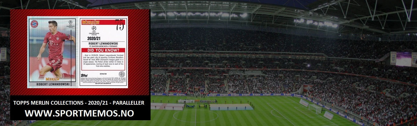 TOPPS CHROME MERLIN COLLECTIONS 2020/21 - PARALLELLER