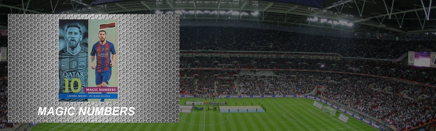 PANINI AFICIONADO SOCCER 2017 - MAGIC NUMBERS