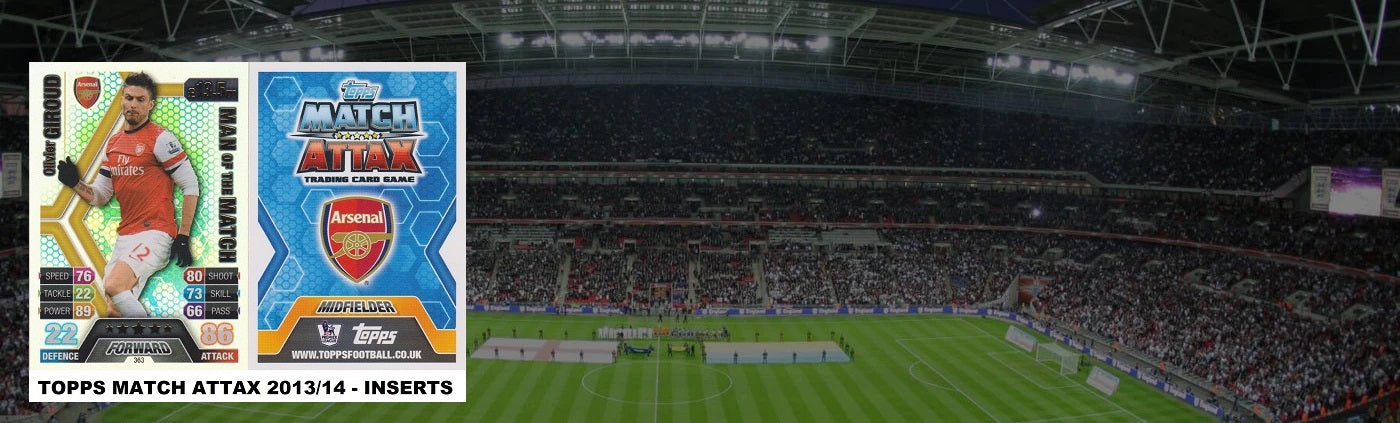 TOPPS MATCH ATTAX 2013/14 - INSERTS