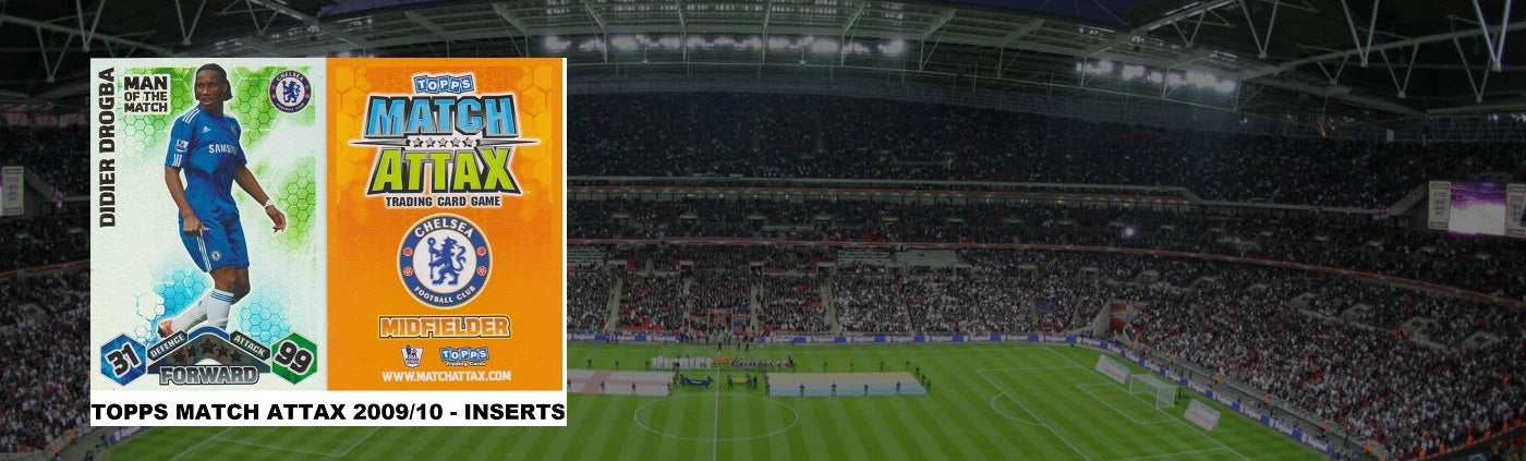 TOPPS MATCH ATTAX 2009/10 - INSERTS