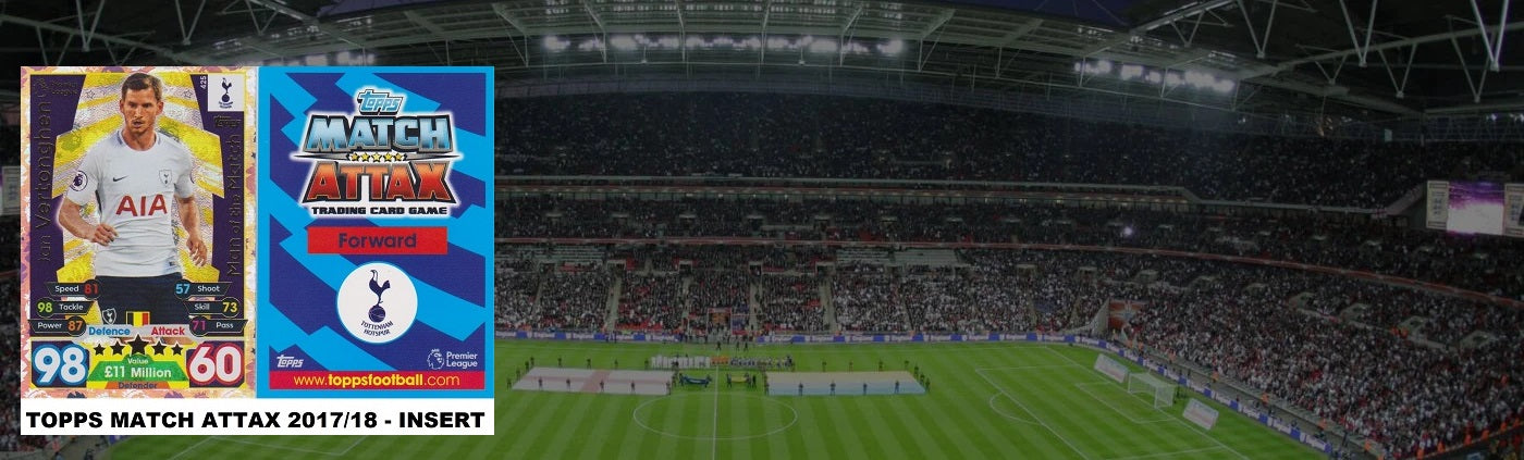 TOPPS MATCH ATTAX 2017/18 - INSERT