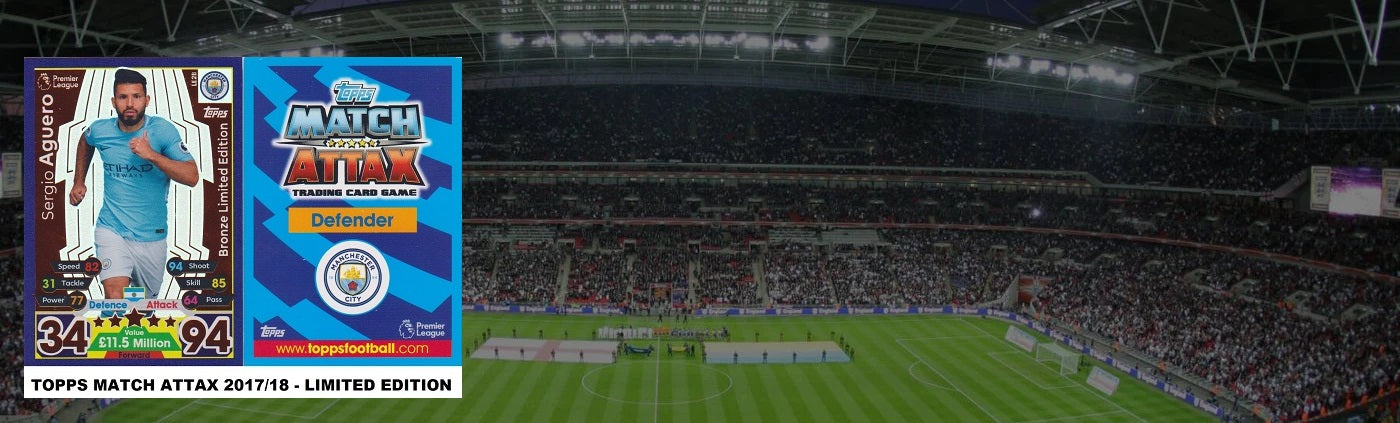 TOPPS MATCH ATTAX 2017/18 - LIMITED EDITION