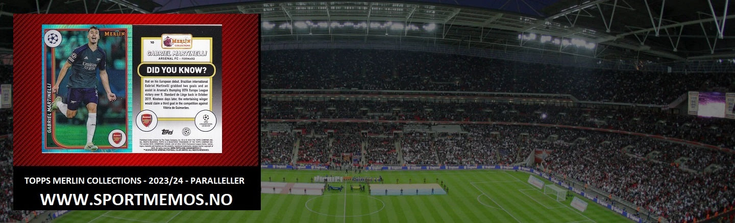 TOPPS CHROME MERLIN COLLECTIONS UEFA 2023/24 - PARALLELLER