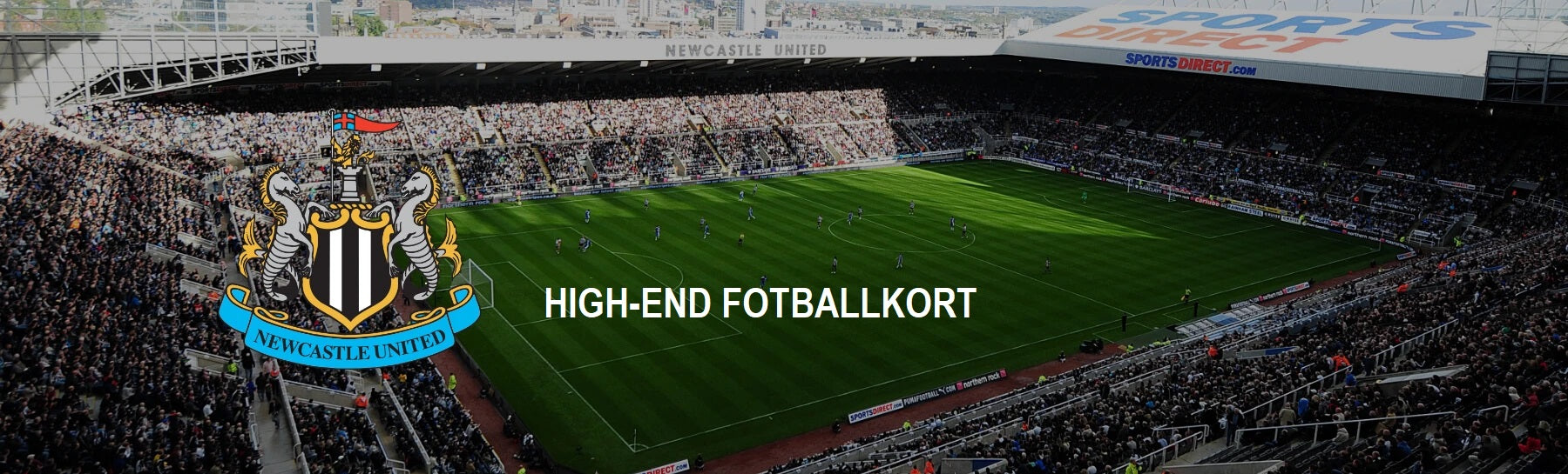 NEWCASTLE UNITED HIGH END FOTBALLKORT