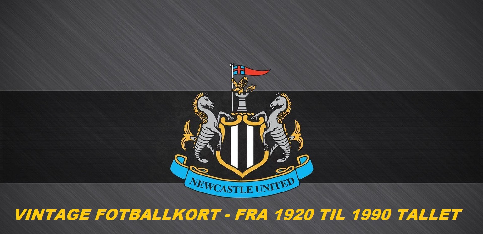 NEWCASTLE UNITED VINTAGE FOTBALLKORT