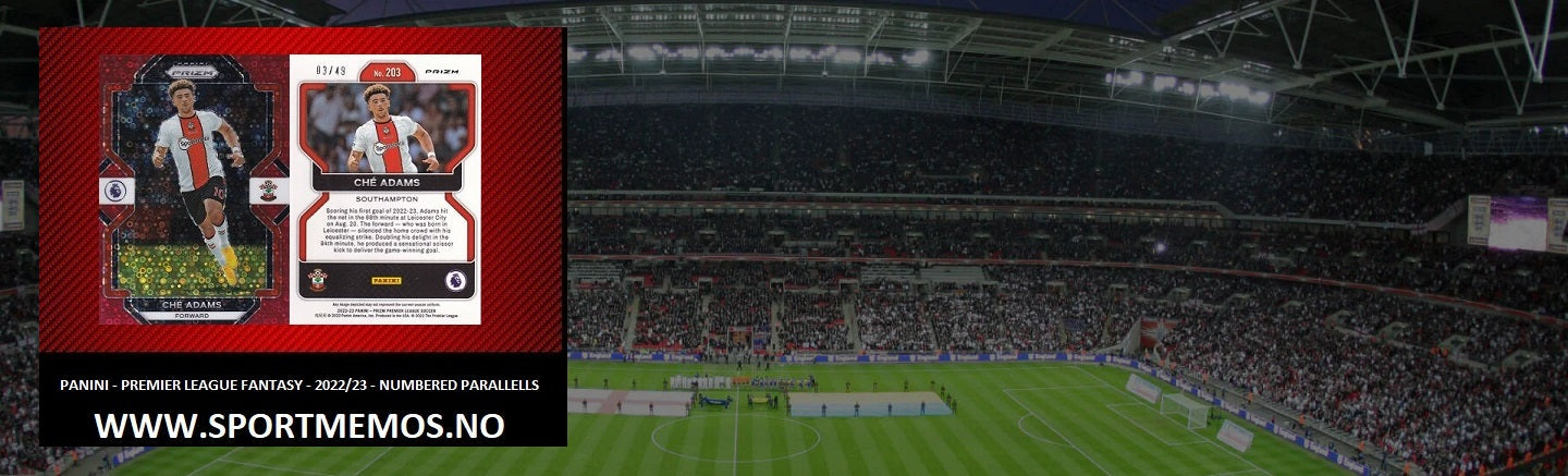 PANINI PRIZM PREMIER LEAGUE 2022/23 - NUMBERED PARALLELS