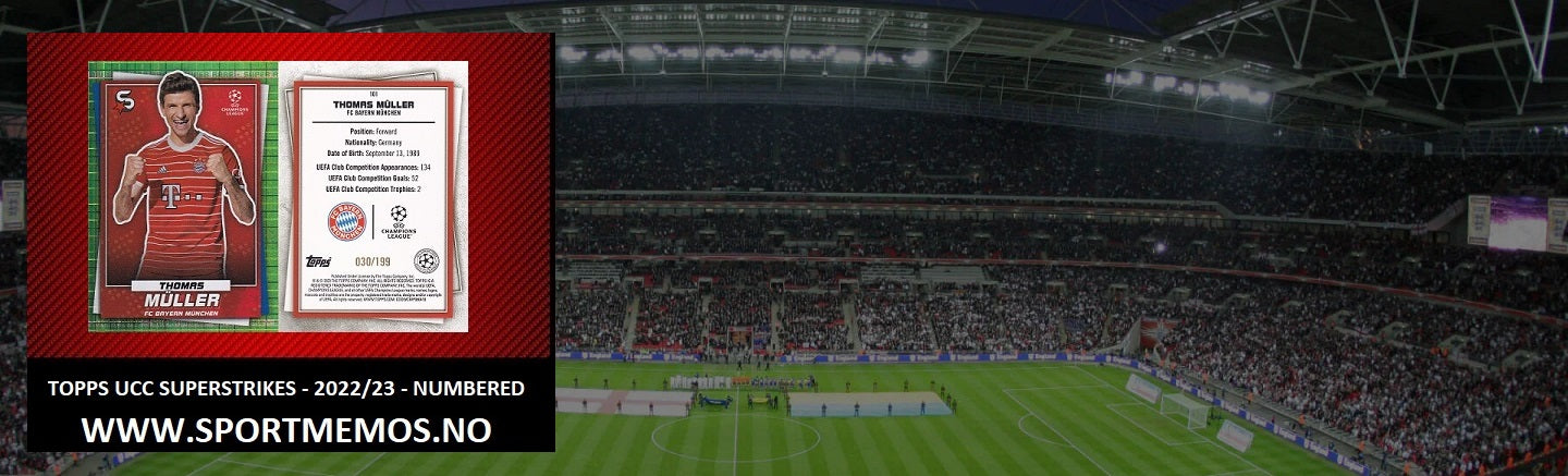 TOPPS 2022-23 UEFA Club Competitions Superstars - NUMBERED