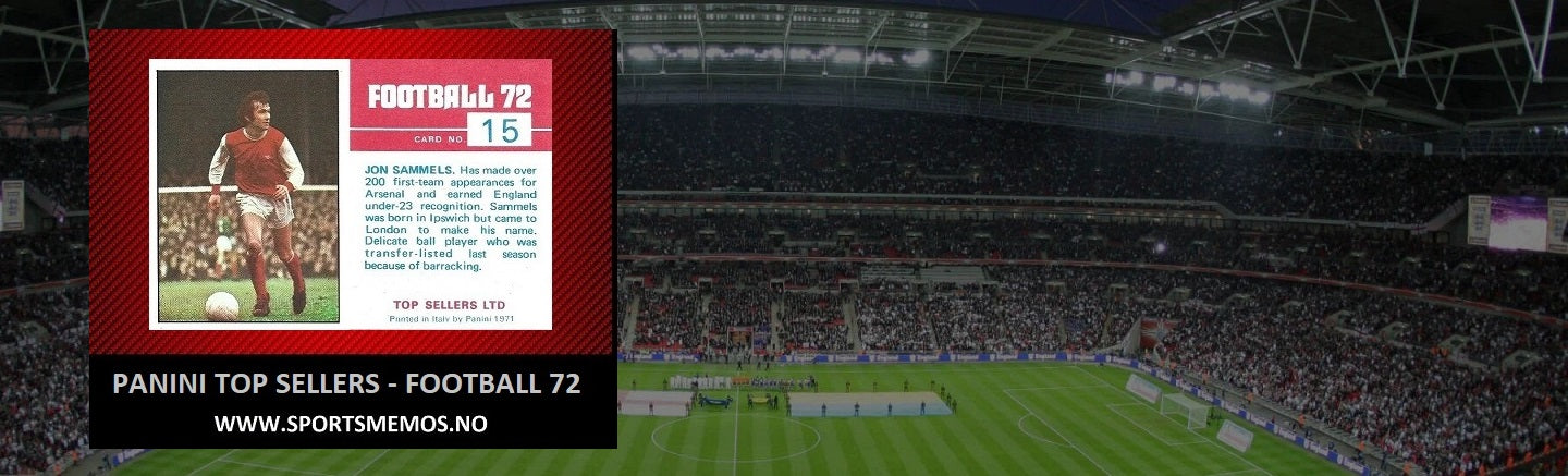 PANINI TOP SELLERS FOOTBALL 72