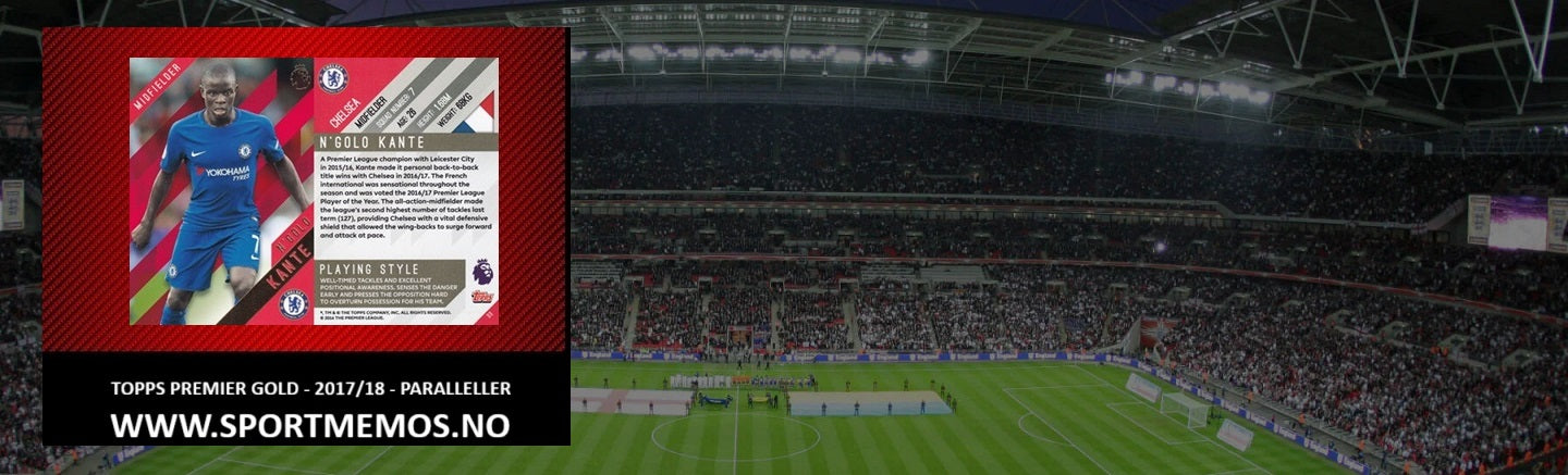 TOPPS PREMIER GOLD 2017/18 - PARALLELLER