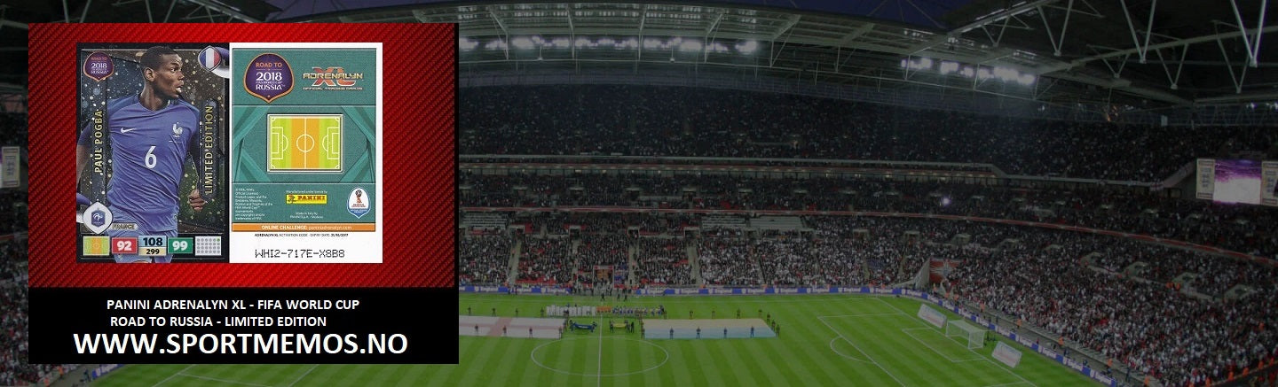 PANINI FIFA WORLD CUP ADRENALYN XL ROAD TO RUSSIA 2018 - LIMITED EDITION