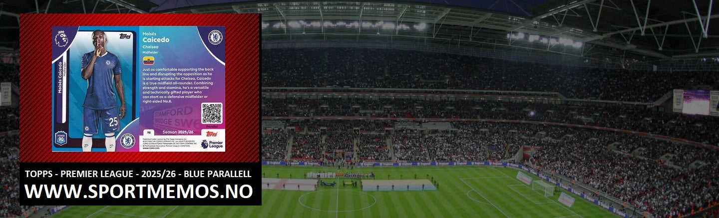 TOPPS PREMIER LEAGUE 2025/26 - BLUE PARALLELL