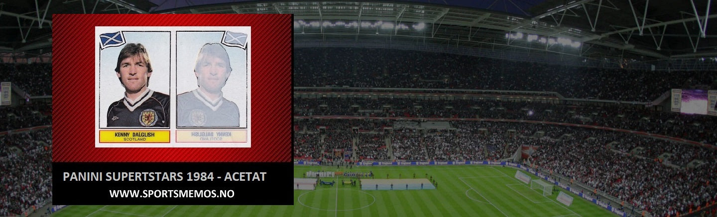 PANINI SUPERSTARS 1984 - PLASTIC CARDS/ACETAT