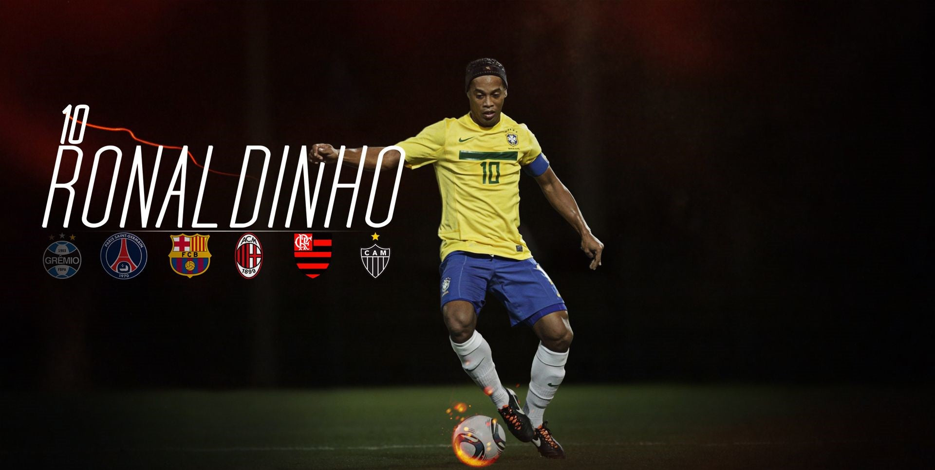 RONALDINHO FOTBALLKORT