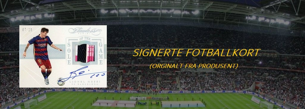 SIGNERTE FOTBALLKORT