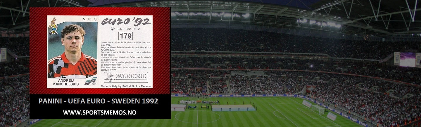 PANINI EURO 92 SVERIGE