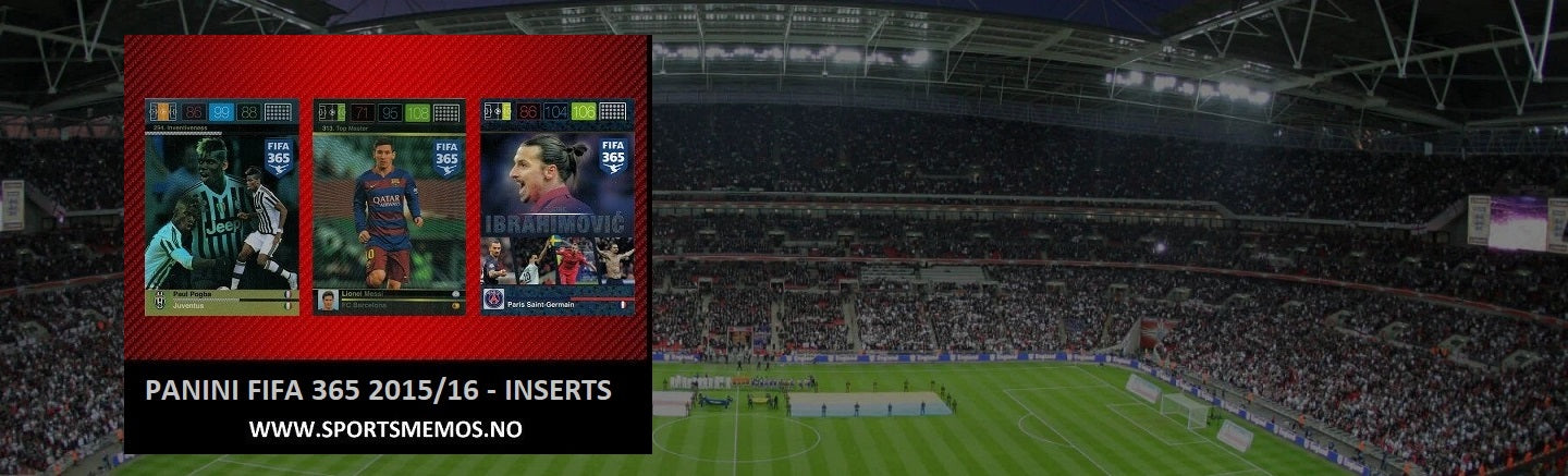 PANINI ADRENALYN XL  FIFA 365 - 2015/16 - NORDIC EDITION - INSERTS