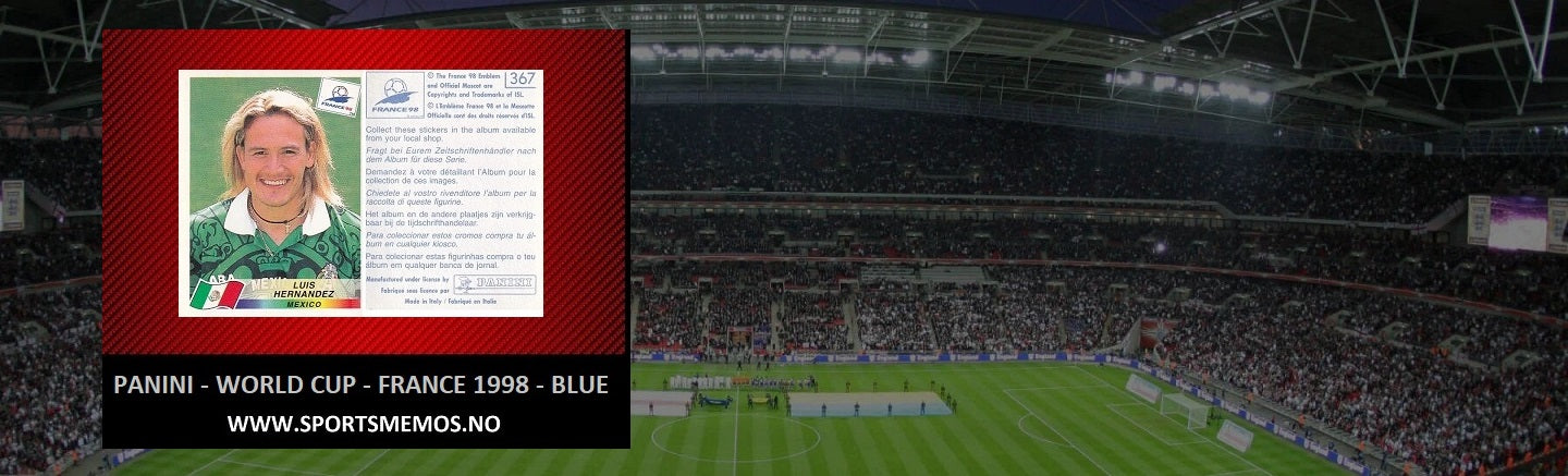 PANINI STICKERS - WORLD CUP FRANCE 98 - BLUE BACKS