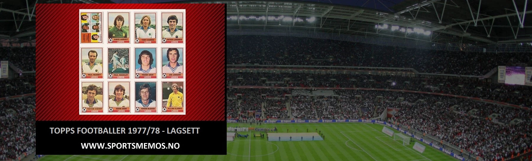 TOPPS 1977/78 FOOTBALLER - RED BACKS - LAGSETT