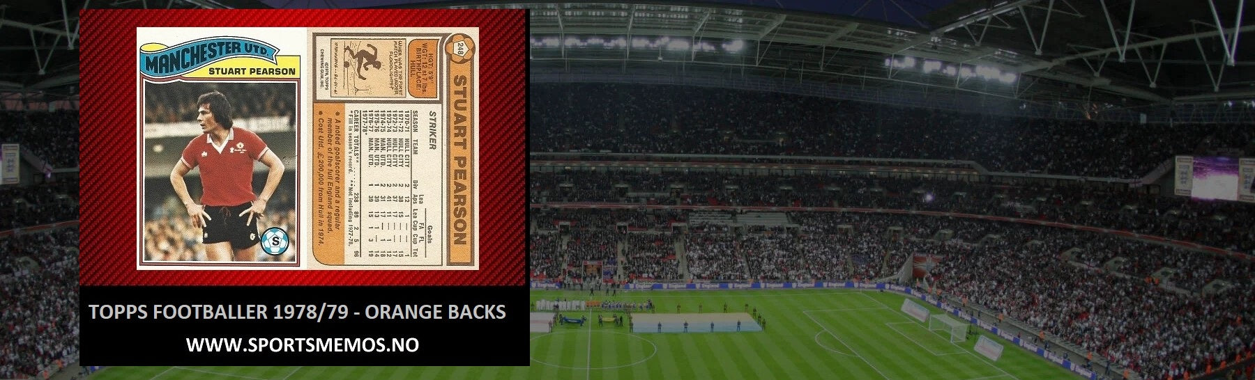 TOPPS 1978/79 Footballer - Orange backs