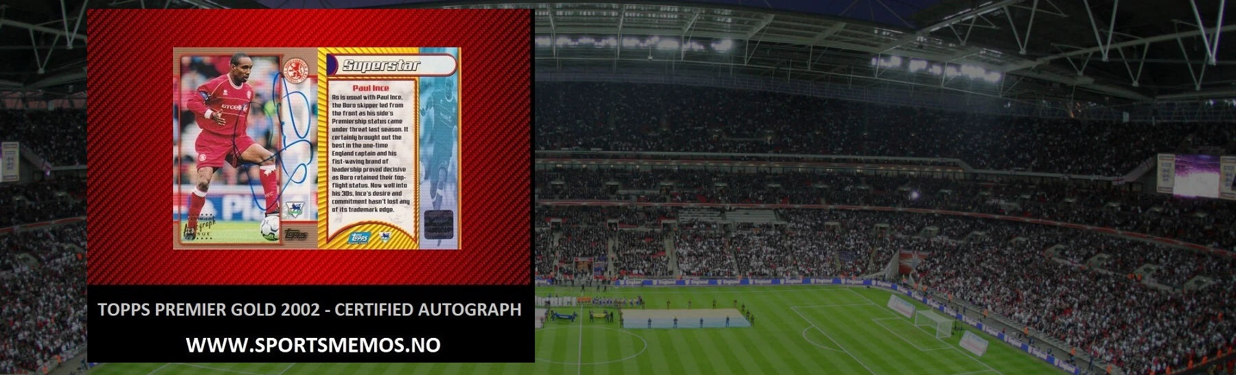 TOPPS PREMIER GOLD 2002 - SUPERSTAR AUTOGRAPH