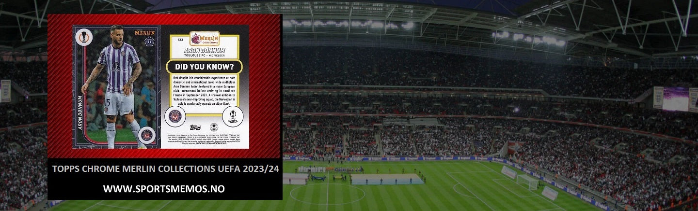 TOPPS CHROME MERLIN COLLECTIONS UEFA 2023/24