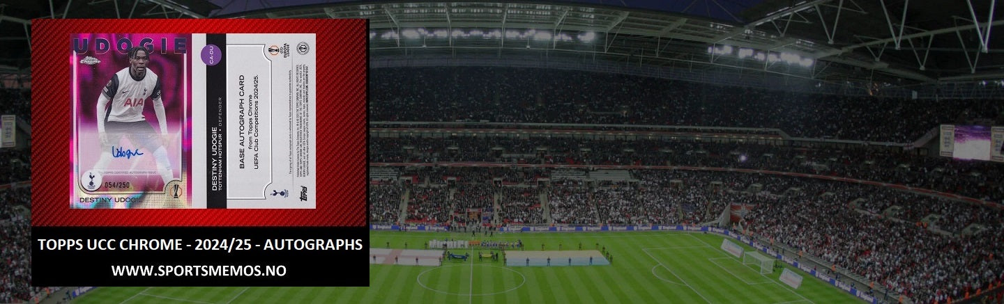 TOPPS CHROME UEFA CLUB COMPETITIONS 2024/25 - AUTOGRAPHS