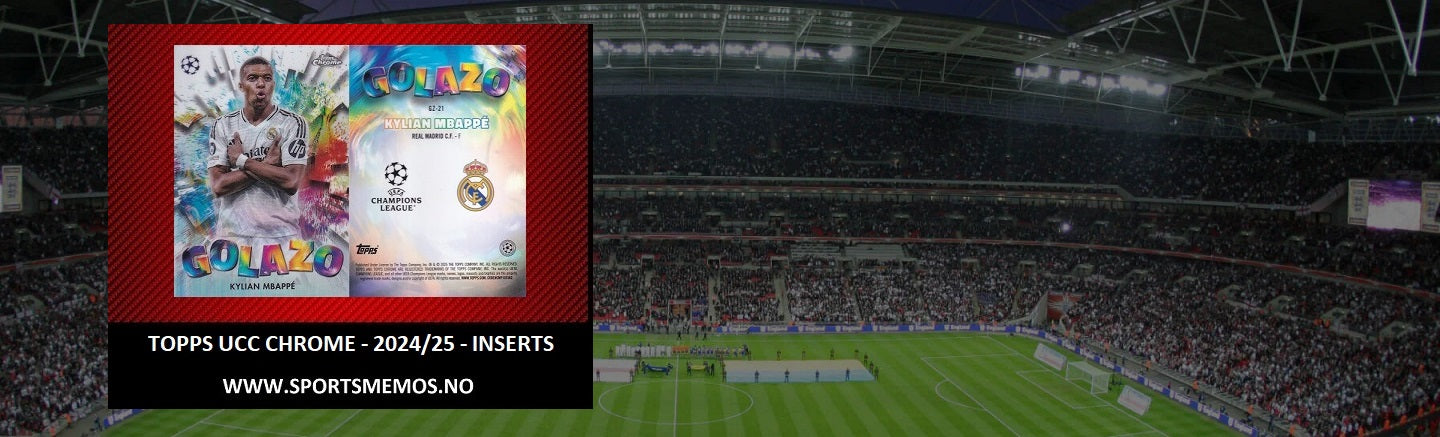 TOPPS CHROME UEFA CLUB COMPETITIONS 2024/25 - INSERTS