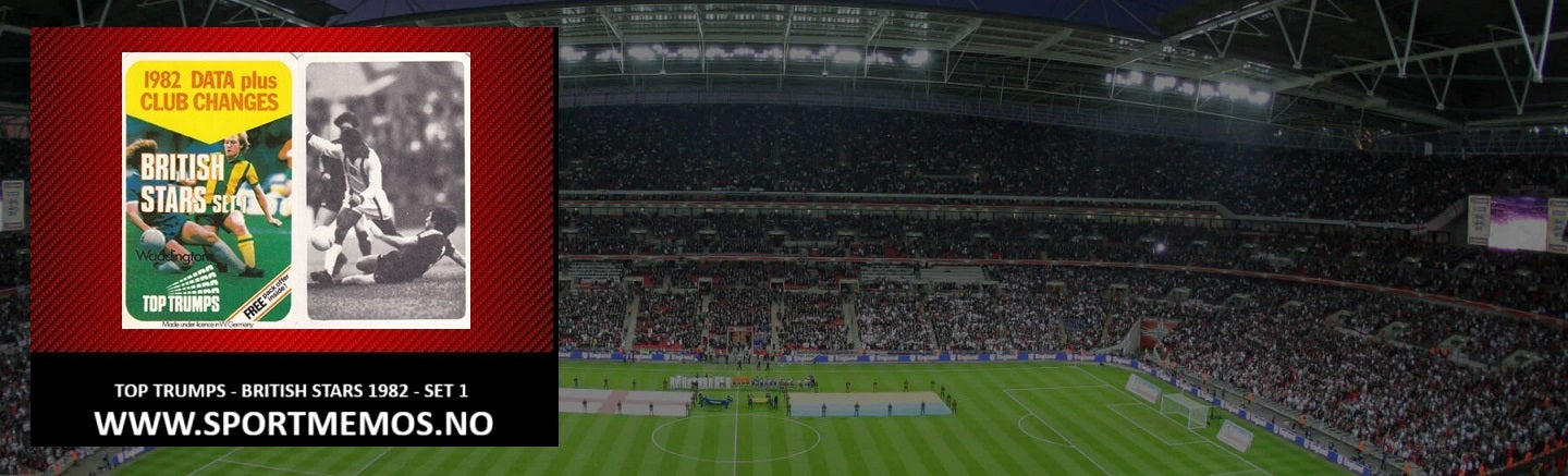TOP TRUMPS - BRITISH STARS 1982 - SET 1
