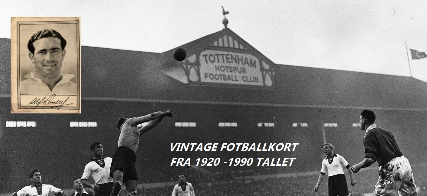 TOTTENHAM VINTAGE FOTBALLKORT