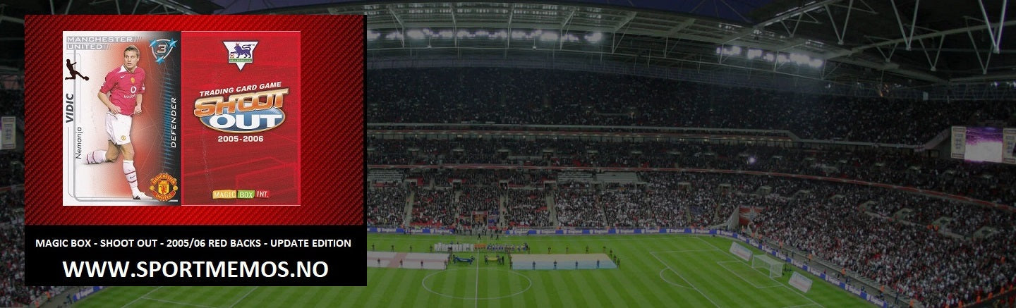 SHOOT OUT PREMIER LEAGUE 2005/06 - RED BACK - UPDATE EDITION